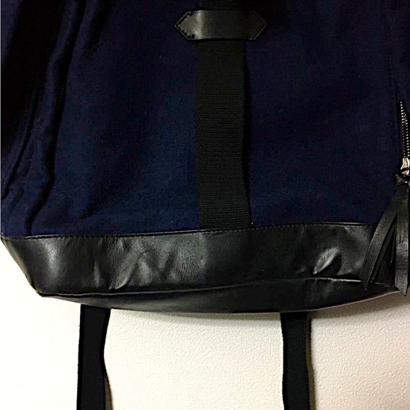 Authentic Givenchy Riccardo Tisci Era Wool & Mesh Leather Trim Studded Backpack main image 7